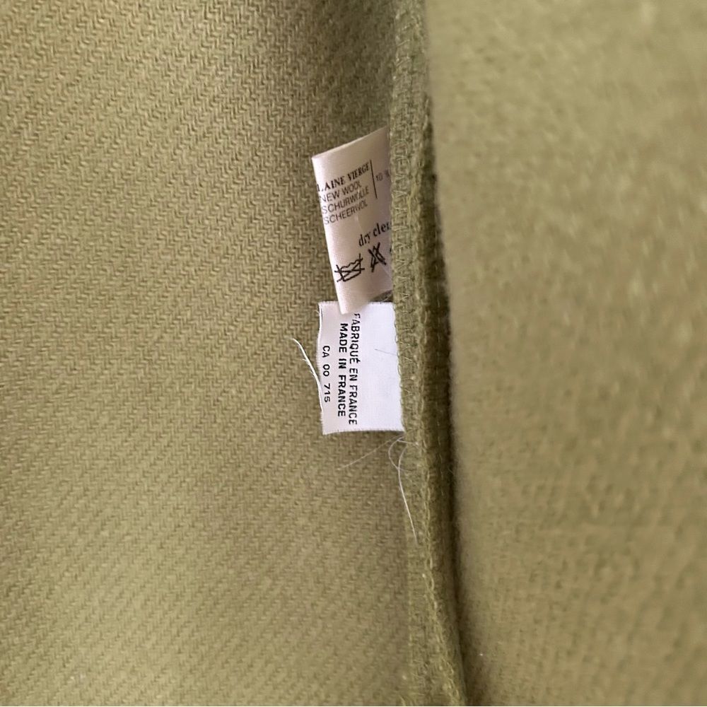 Vintage Designer Wool Green Weinberg paris Auckie Sanft Oversized Blazer jacket - Picture 8 of 8